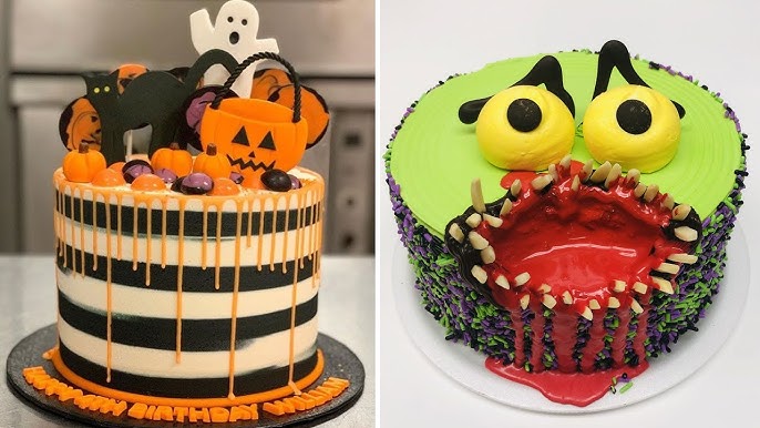 Tort de Halloween acasă - decoruri înfricoșătoare și ușor de realizat