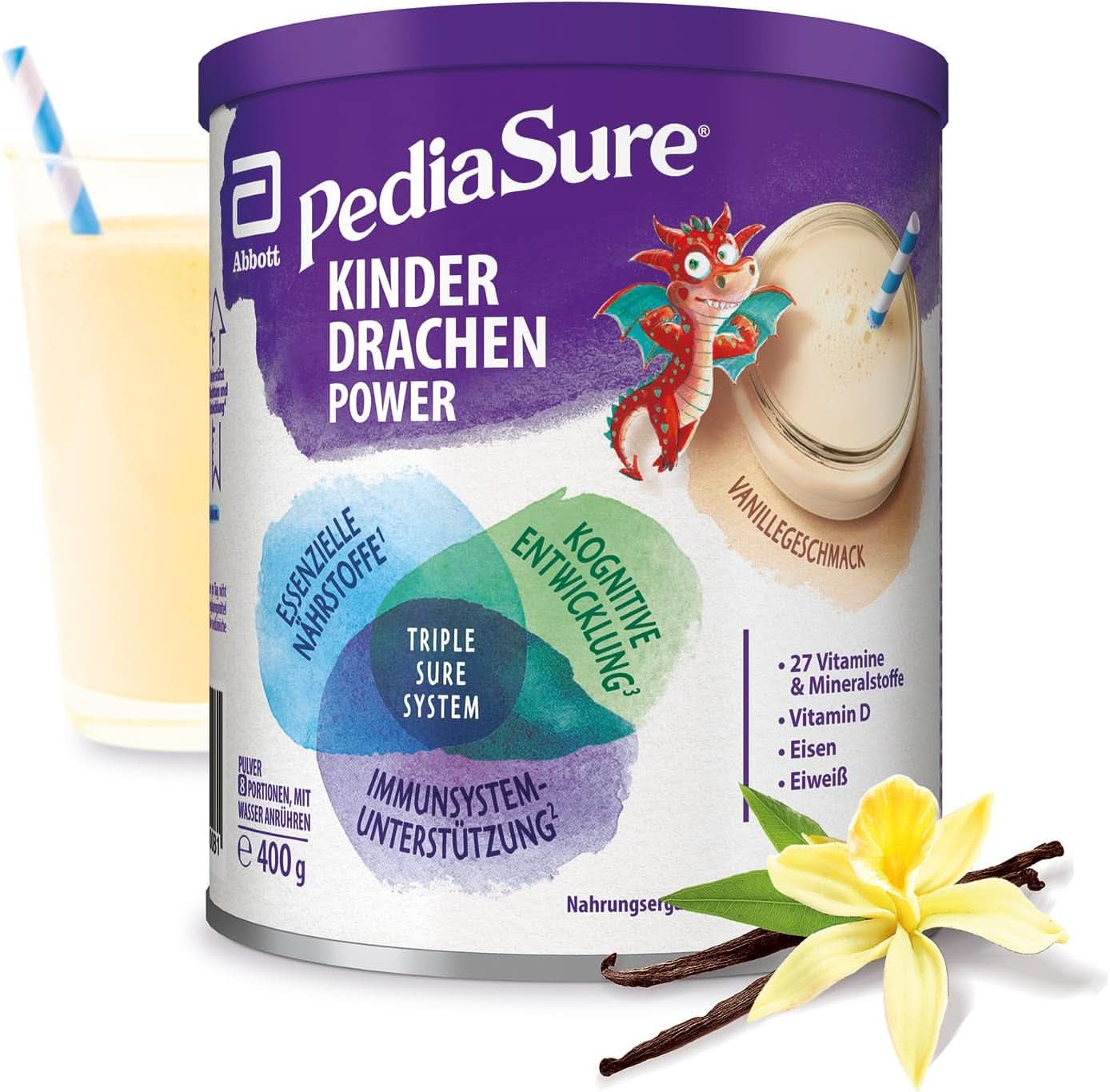 Pediasure Kinder Drachen Power Vanilie – Nutriție echilibrată pentru copii activi