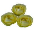 Set 3 Trandafiri Roz Din Vafa Napolitana - Decoratiuni Comestibile Realizate Manual Diametru 8 Cm