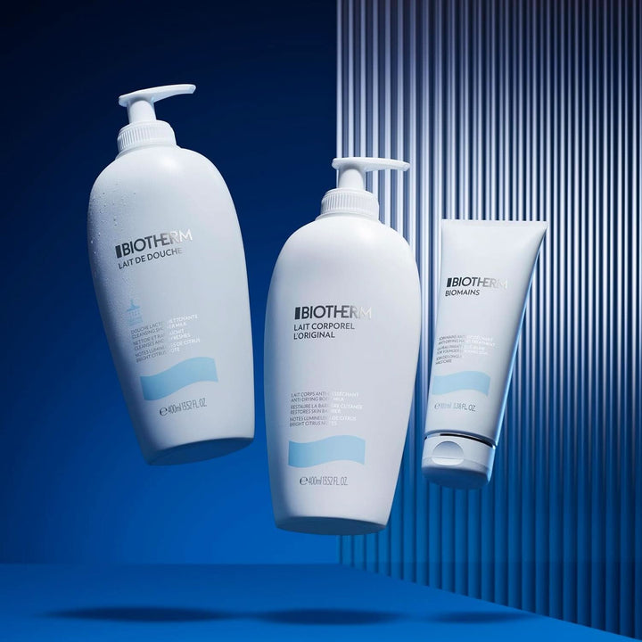 Biotherm, loțiune de duș revigorantă pentru hidratare intensivă și o senzație de corp neted, 400 ml