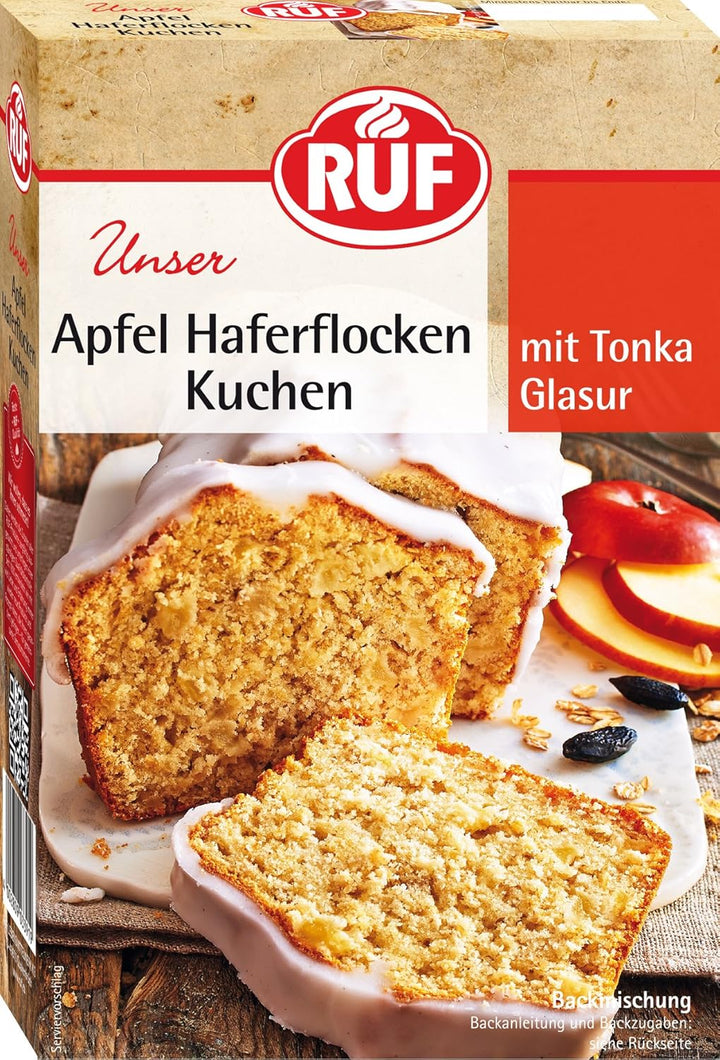 RUF Karotten-Ingwer-Kuchen, Backmischung Für Einen Saftigen Karottenkuchen Mit Frischen Möhren Und Fruchtiger Ingwer-Zuckerglasur, Vegan