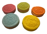 Set 5 decoratiuni comestibile din zahar, Oreo Decoratiuni din Pasta de Zahar Nati Shop