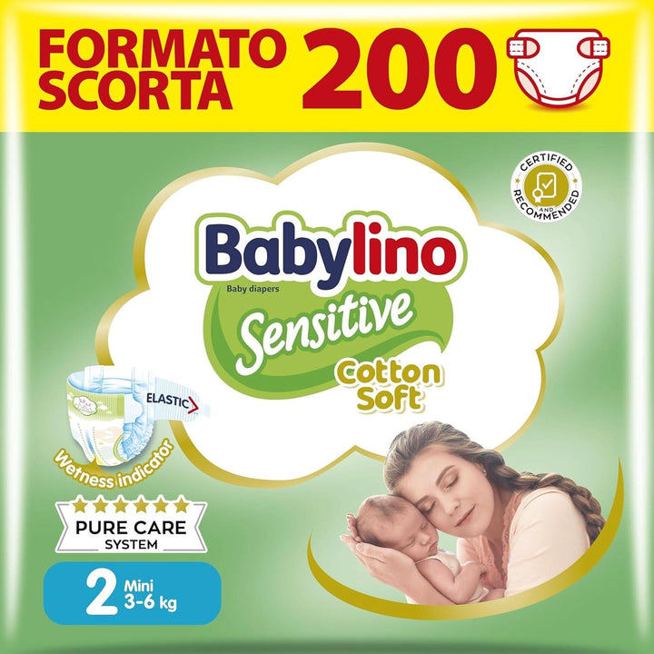 Babylino Sensitive, Scutece delicate pentru copii, diverse marimi