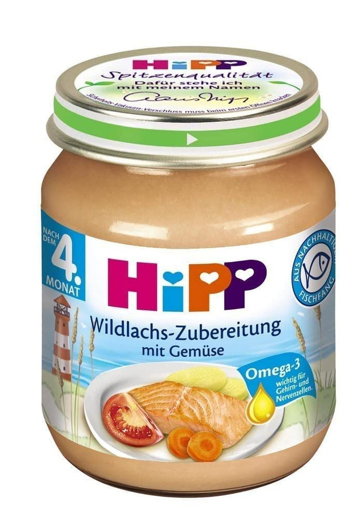 Hipp Fleischzubereitungen, Kalbsfleischzubereitung Mit Gemüse, 6Er Pack (6 X 125 G)