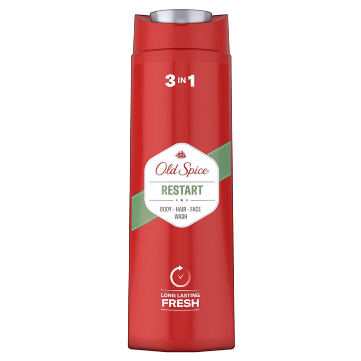 Old Spice Deep Sea 3-In-1 Duschgel & Shampoo Für Männer (250 Ml), Körper-Haar-Gesichtsreinigung Männer, Lang Anhaltend Frisch