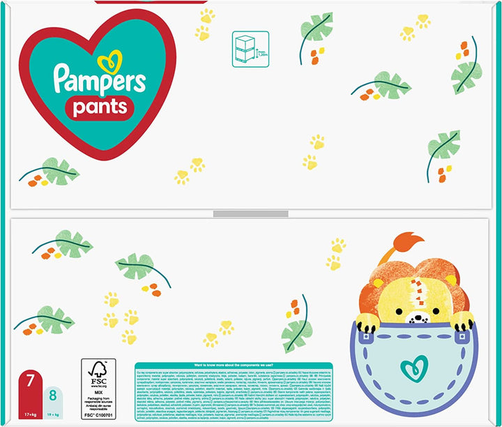 Pampers (versiunea clasica), pantaloni băiat/fată 7 74 buc