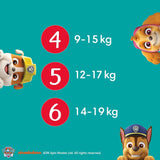 Pampers scutece Paw Patrol Pantaloni mărimea 5 (12-17Kg) Baby-Dry, Junior cu buzunar Stop and Protect, CUTIE LUNARĂ, 160 scutece Naty Shop