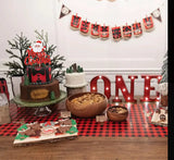 Topper Necomestibil Pentru Tort Mos Craciun - Decor Festiv Si Usor De Folosit, Dimensiune 13,8 X 14 Cm