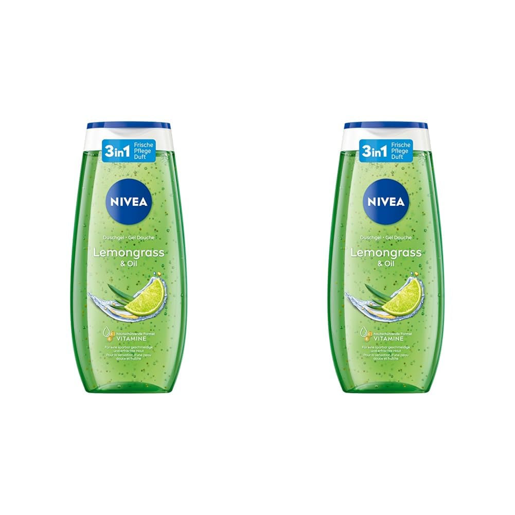 Gel de duș NIVEA Lemon Grass And Oil, 250 ml