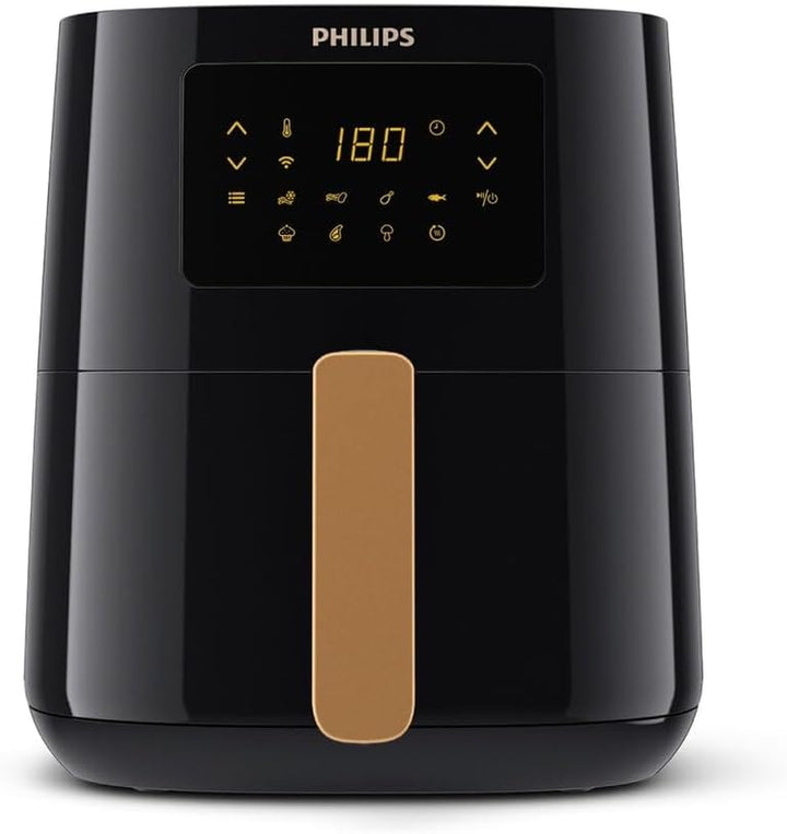 Philips 3000Er Airfryer XL - Rapid Air Technologie, Frittieren Mit Bis Zu 90% Weniger Fett, 1,2 Kg Fassungsvermögen, 6,2 L Größe, Touchscreen, Schwarz (HD9270/90)