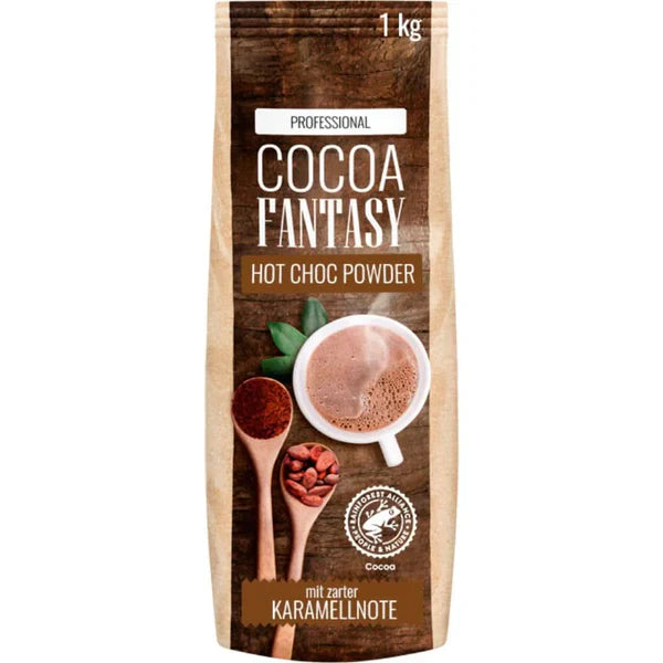 Cocoa Fantasy Hot Choc Powder - Cea Mai Fină Ciocolată De Băut Premium Din Boabe Prăjite Randament 45 Cești