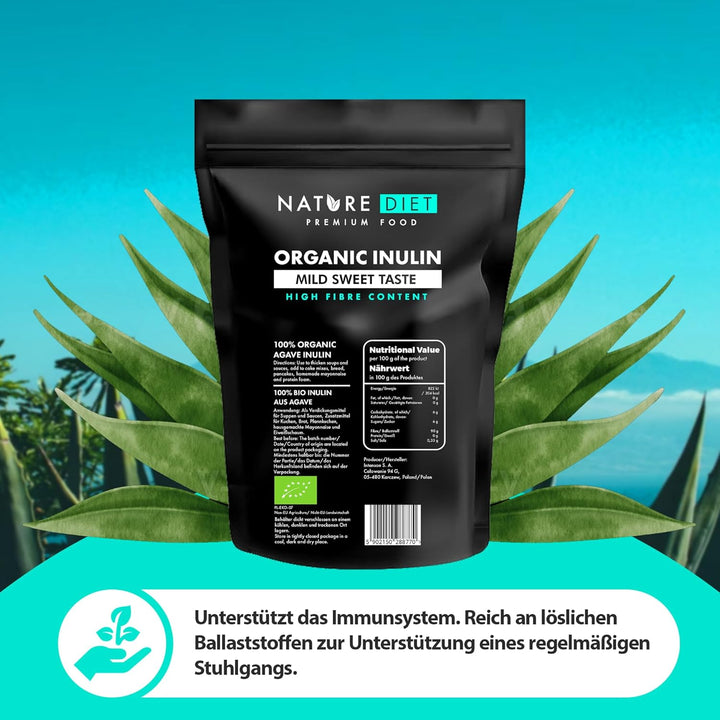 Nature Diet - Bio-Inulin 1 Kg | Aus Agave | Natürliches Präbiotikum