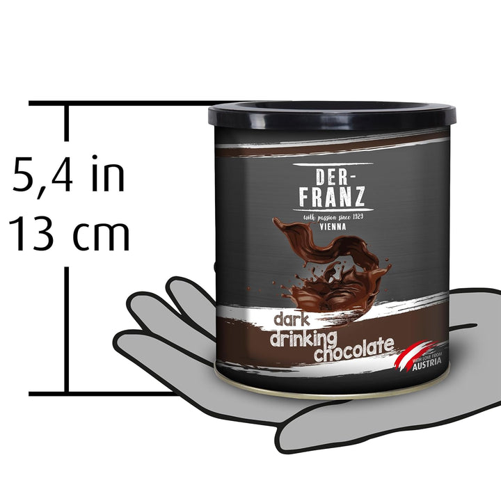 Der-Franz Dunkle Trinkschokolade, 2 X 500 G