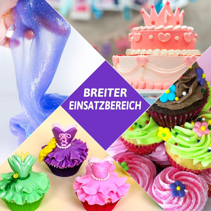 Lebensmittelfarbe Flüssig - Fidton 14 Lebensmittelfarben Vegan Food Coloring, Essbare Tortendeko Kit Für Lebensmittel Farben, Flüssige Lebensmittelfarbe Für Eier Färben, Fondant, Makronen - 10 Ml