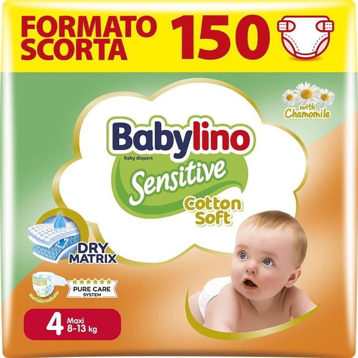 Babylino Sensitive, Scutece delicate pentru copii, diverse marimi