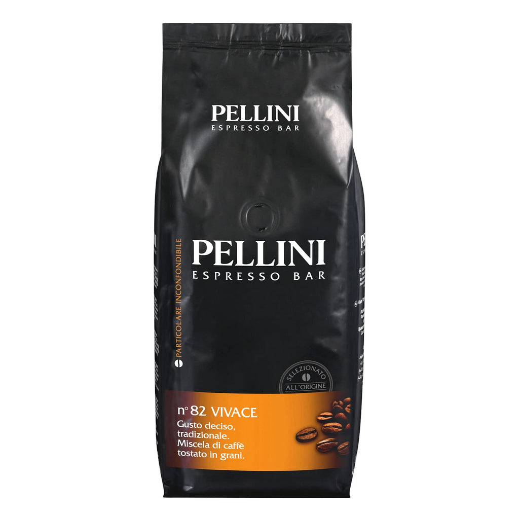 Pellini N.9 Cremoso, Kaffeebohnen Für Espresso 1Kg, Arabica- Und Robusta-Mischung Mit Einem Vollmundigen Und Harmonischen Geschmack, Mittlere Röstung