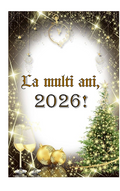Decoratiune Comestibila Din Zahar La Multi Ani 2026 - Deco Festiv Cu Gust Dulce Pentru Torturi Si Prajituri