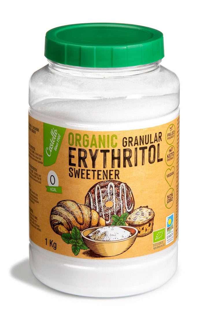 Eritritol natural organic, 10G = 7G zahăr, 1 Kg