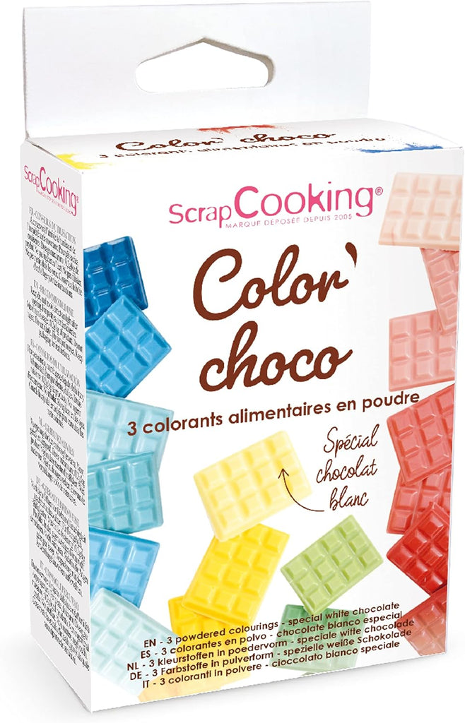 Scrap Cooking, Set 3 coloranti alimentari liposolubili, 3 x 5 grame