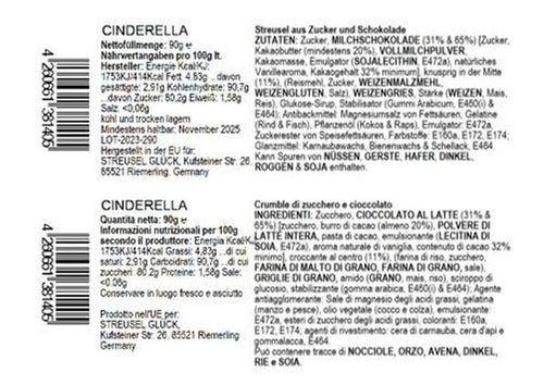 Sprinkles Cenușăreasa, aurul alb de Crăciun, 90 grame Naty Shop