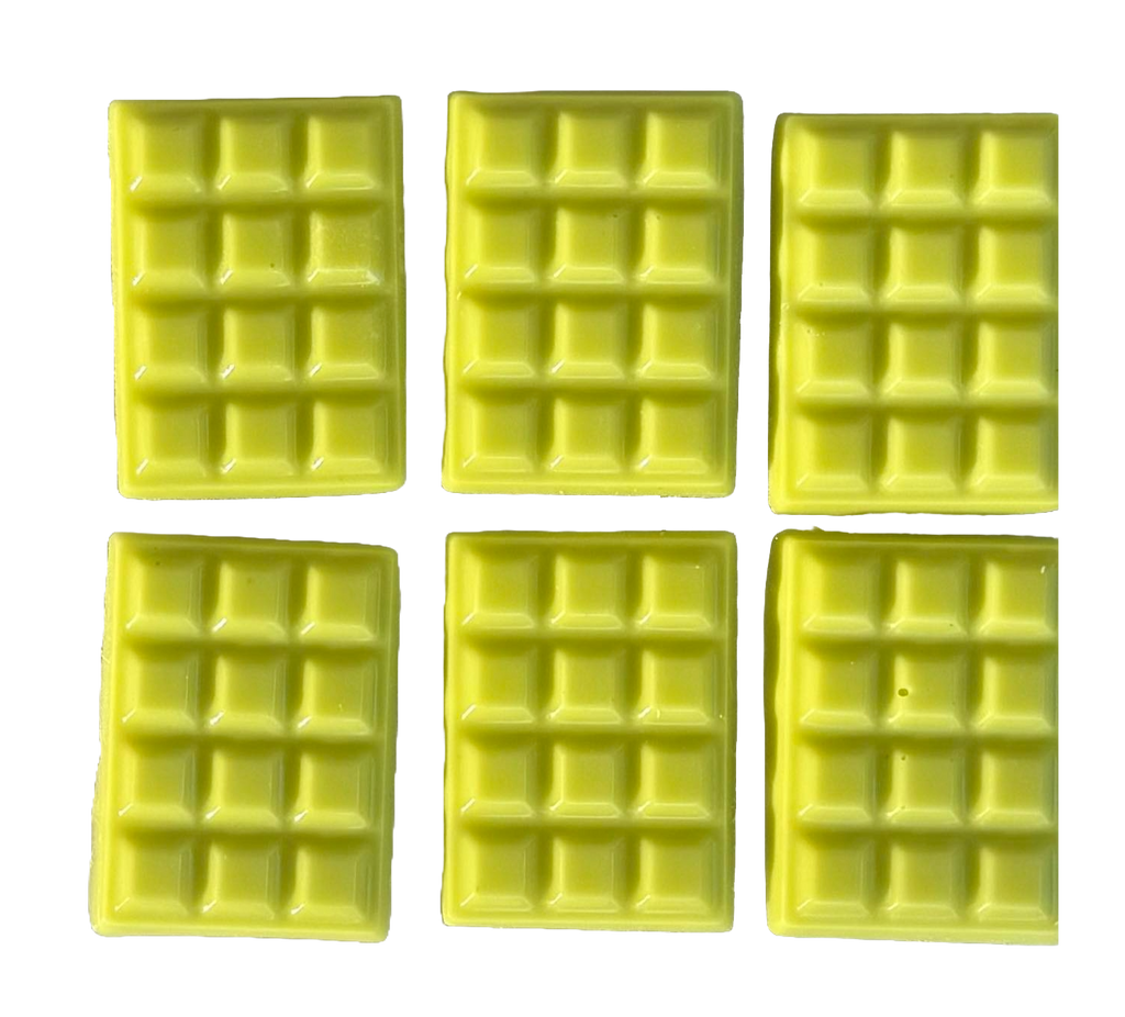 Mini tablete ciocolata pentru decor, verde neon, 3.5*2.5 cm - Nati Shop 