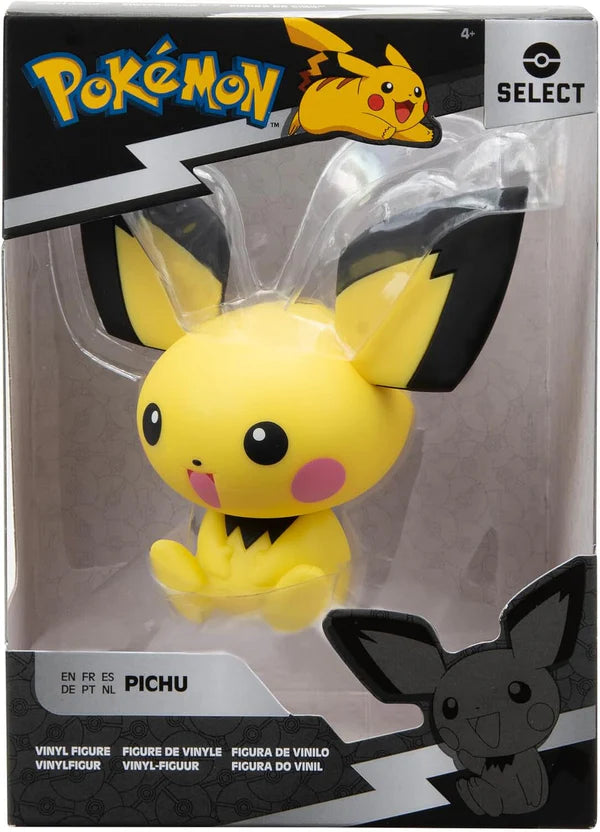 Pokémon PKW3388 - Figurină de vinil - Pichu, Figurină oficială de