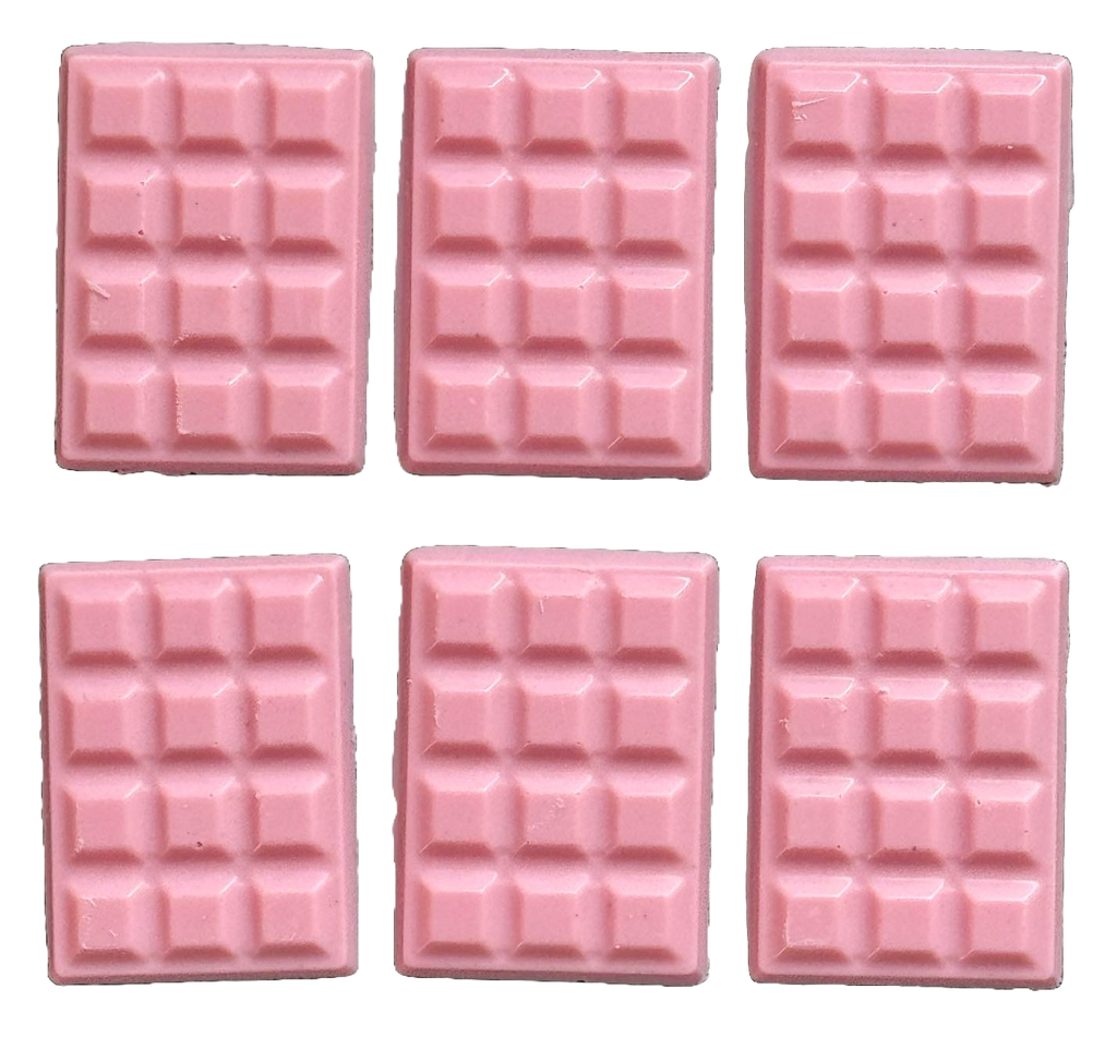Mini tablete ciocolata pentru decor, 3.5*2.5 cm - roz - Nati Shop 