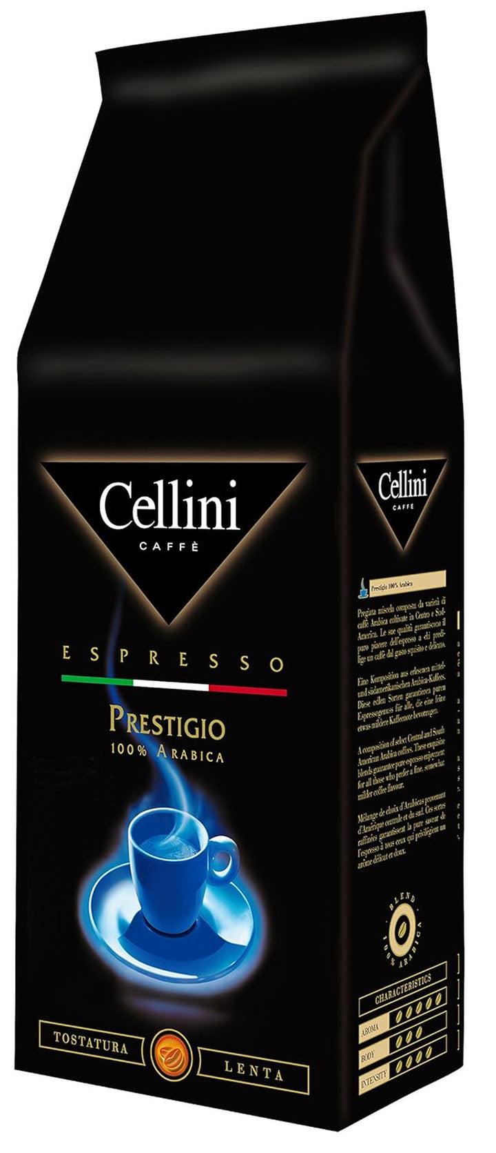 Cellini Prestigio 100% Arabica Ganze Bohne, 1000 G, 1Er Pack (1 X 1 Kg)