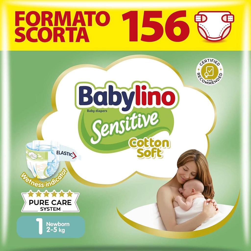 Babylino Sensitive, Scutece delicate pentru copii, diverse marimi