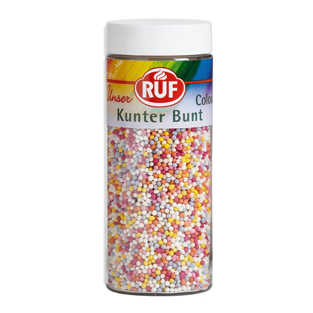 RUF Sprinkle si Decoratiuni din Zahar pentru prajituri, mix de culori, 55 grame