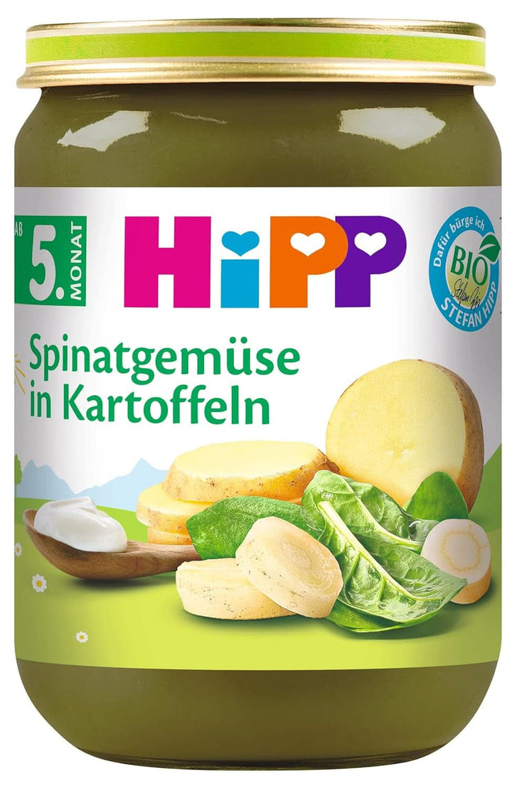 Hipp Organic Vegetables, piure din legume, pachet de 6 x 125 grame sau 6 x 190 grame