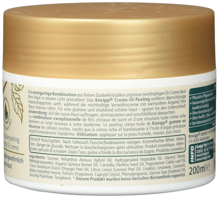 Kneipp Pampering Cream Oil Scrub, 200 ml