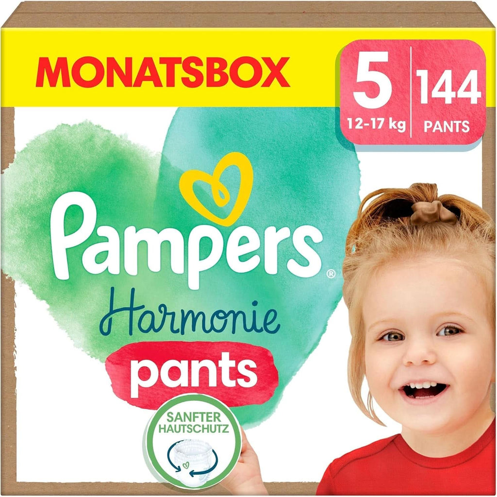 Pampers Harmonie Nappies Pants Baby, mărimea 5 (12Kg-17Kg), 144 buc Naty Shop