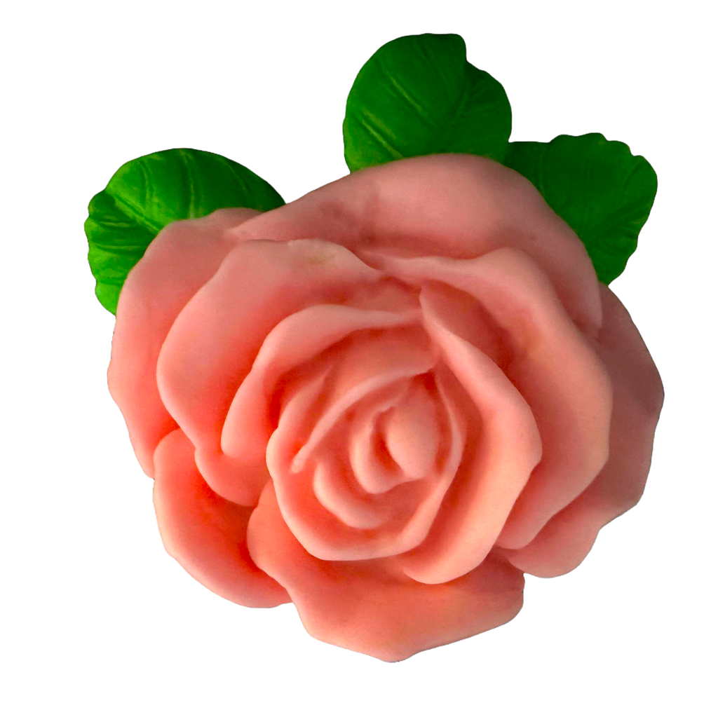Decoratiune comestibila din zahar, Trandafir roz - Nati Shop 
