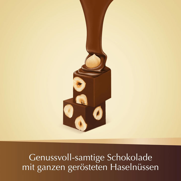 Lindt NUXOR Beutel Mischung, Promotion | 103G Beutel | Cremige Gianduja Schokolade (Weiss, Vollmilch Und Feinherb) Mit Ganzen, Gerösteten Haselnüssen | Pralinen Geschenk | Schokoladengeschenk