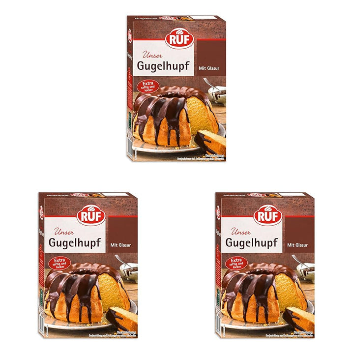 RUF Biskuit Teig, Backmischung Für Einen Saftigen Biskuitteig, Gelingsicher Und Schnell Zubereitet, Zur Herstellung Von Biskuitrollen, Biskuitkuchen Oder Tortenboden, 1 X 250G