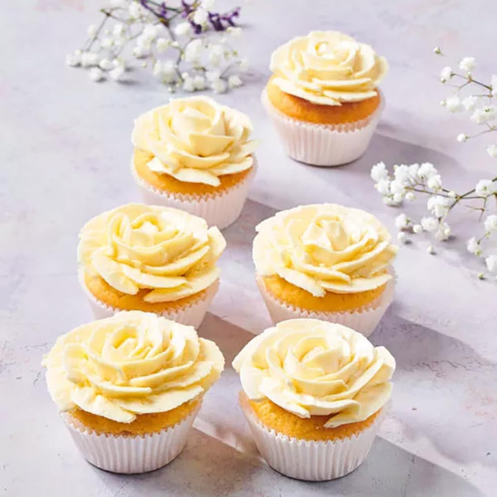 Funcakes Mix Für Schweizer Baiser Buttercreme: Einfach Zu Verwenden, Cremig, Perfekt Zum Dekorieren, Abdecken Und Füllen Von Kuchen, Belag Auf Cupcakes. 400 G.