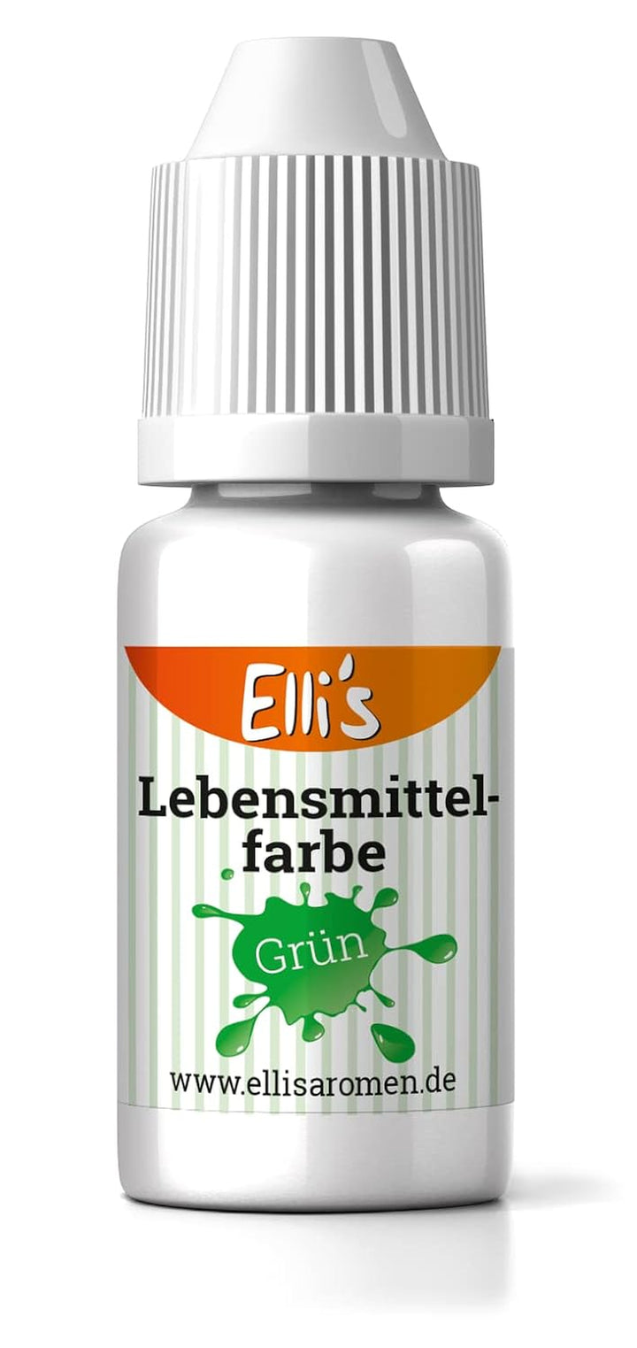 Lebensmittelfarbe Grün – Flüssige Lebensmittelfarbe Zum Backen Und Kochen, Färben Von Flüssigkeiten, Kuchen, Topping Und Teig – Zuckerfrei Und Geschmacks Neutral – Starke Farbkraft