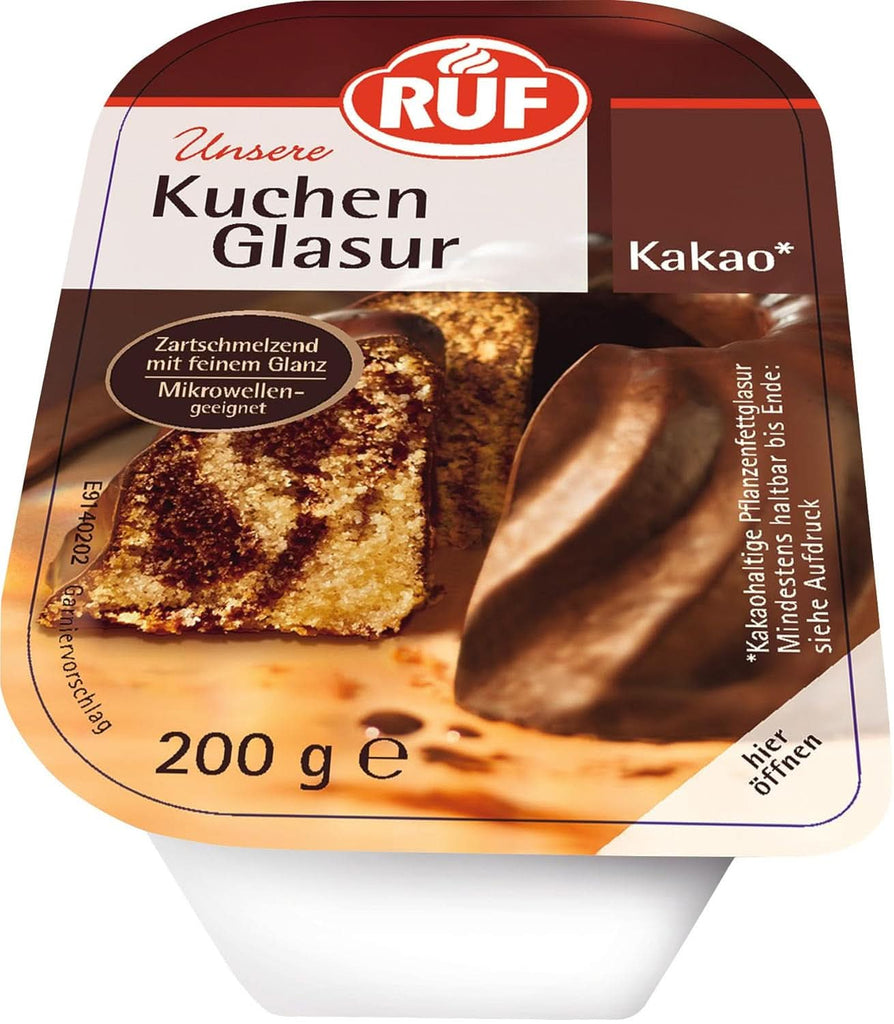 RUF Glazură de cacao, 200 grame