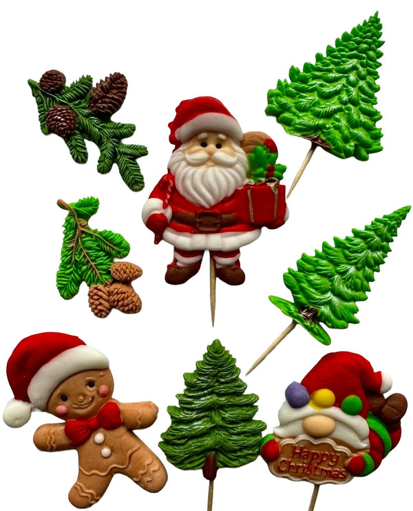 Set 8 decoratiuni comestibile, Sarbatori