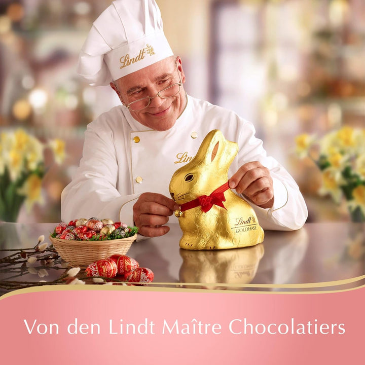 Lindt Schokolade LINDOR Eier Mix | 180 G | LINDOR Eier Mit Zartschmelzender Füllung in Den Sorten Milch, Haselnuss, Weiß, 45% Feinherb | Oster Schokolade | Schokoladengeschenk | Ostereier | Schokoeier