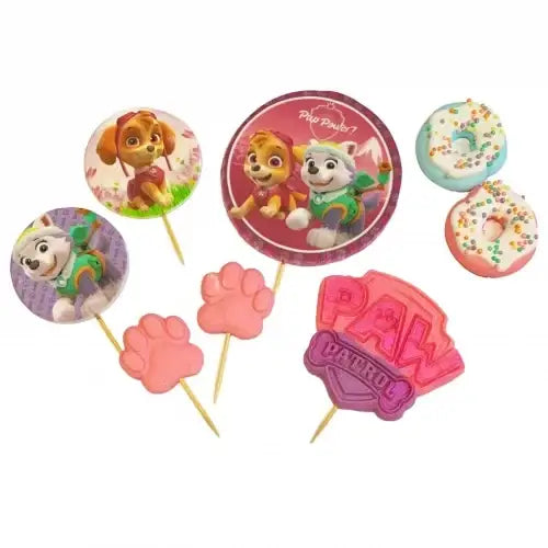Set 3 Decorațiuni Comestibile Din Zahăr Sărbători De Iarnă - Ceas Și Vâsc Pentru Ornat De Crăciun