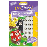 Günthart Backdecor 12 Fotbaliști de zahăr și mingi de fotbal, 21 grame Naty Shop Mingi de fotbal din zahăr