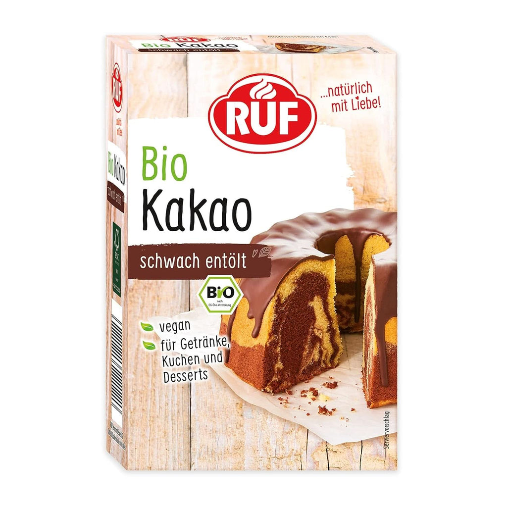 RUF pudră de cacao de calitate organică, 125 grame