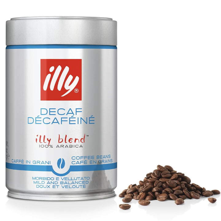 Illy Kaffee, Kaffeebohnen Entkoffeiniert - Dose Zu 250 G