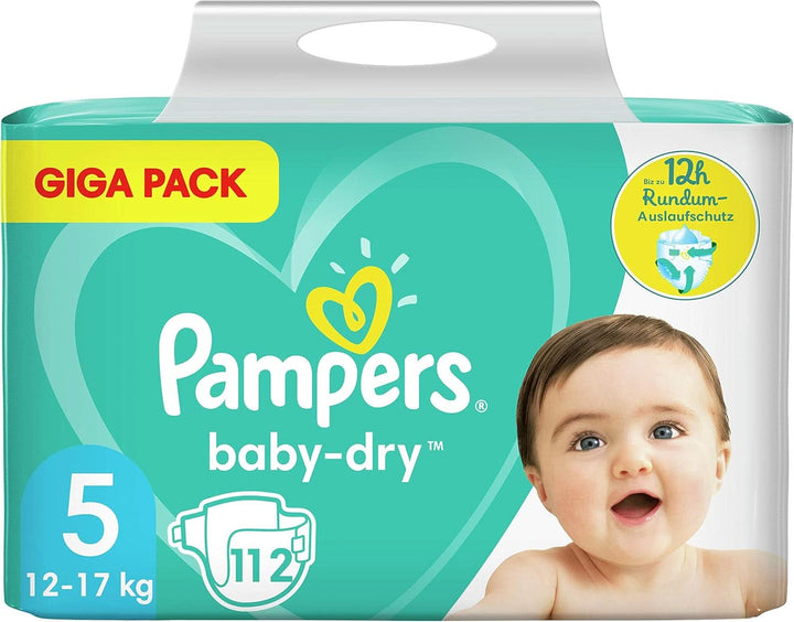 Pampers (Alte Version), Größe 5 Windeln 76, 11-16Kg (2 Pack)