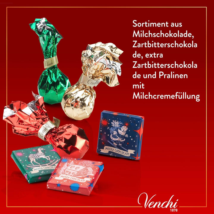 – Weihnachtskollektion – Geschenkbox Mit Verschiedenen Pralinen, 215G – Geschenkidee – Glutenfrei