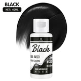 Colorant Alimentar Solubil În Grăsimi Pentru Ciocolată - 60 Ml Negru, Potrivit Pentru Decorare Prăjituri Și Fondant