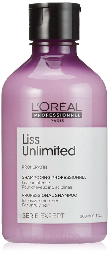 L’Oréal Professionnel | Shampoo, for Rebellious & Frizzy Hair Hair, Serie Expert Liss Unlimited, 300 Ml