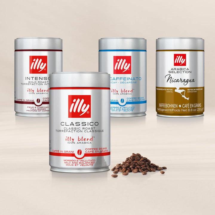 Illy Kaffee, Kaffeebohnen Classico, Klassische Röstung - Dose Zu 250 G